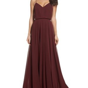 Jenny Yoo Inesse Dress in Hibiscus